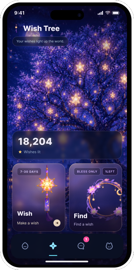 Lunmi wish tree screen